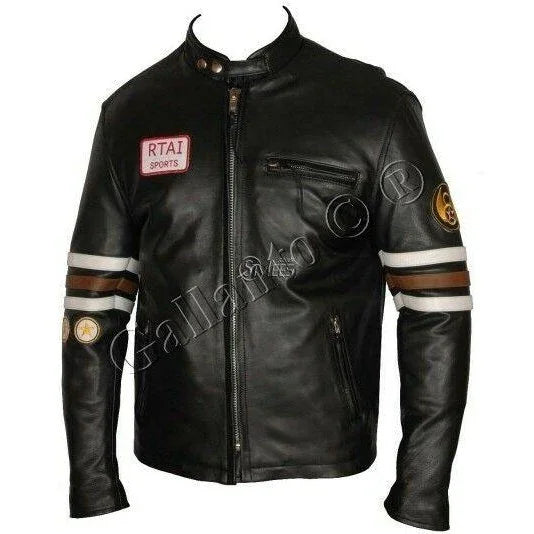 Vintage Motorcycle Jacket – House TV Replica Design