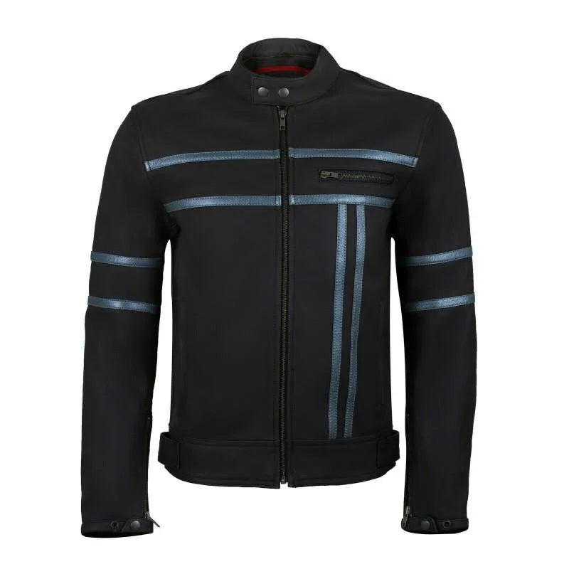 Real Leather Biker Jacket Mens Classic Style for the Modern Rider