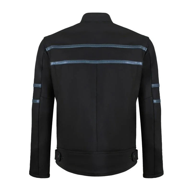Real Leather Biker Jacket Mens Classic Style for the Modern Rider