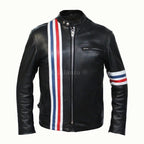 Easy Rider Motorcycle Riding Jacket with Racing Stripes