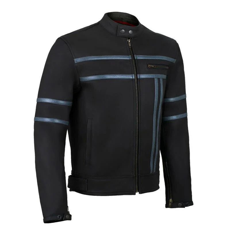 Real Leather Biker Jacket Mens Classic Style for the Modern Rider