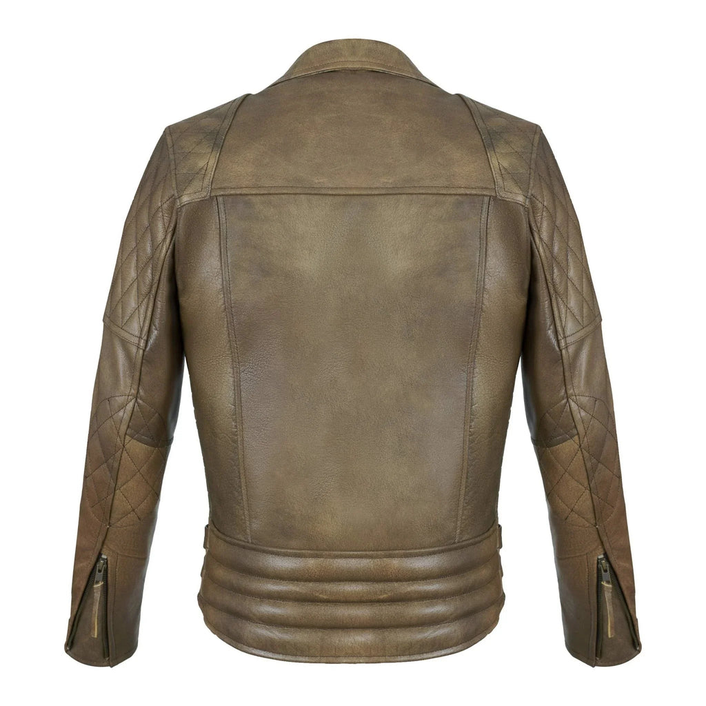 Bike Riding Jackets with Crossed Padded Biker Style