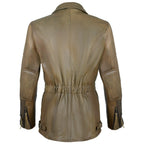 Eddie Leather Racer Jacket with CE Armor and 3-Way Collar Style