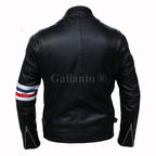 Easy Rider Motorcycle Riding Jacket with Racing Stripes
