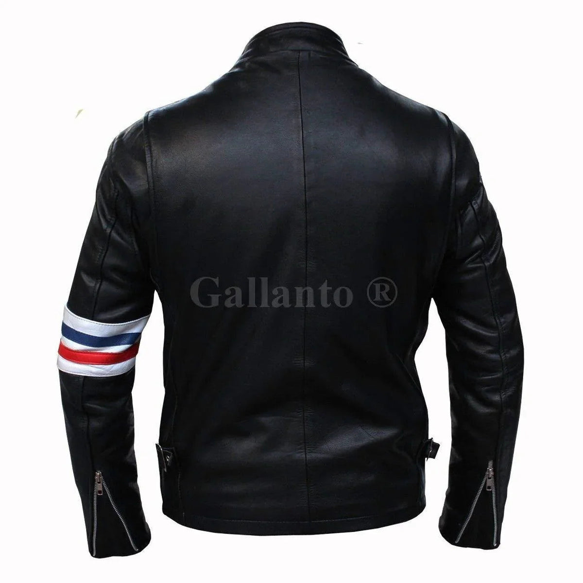 Easy Rider Motorcycle Riding Jacket with Racing Stripes