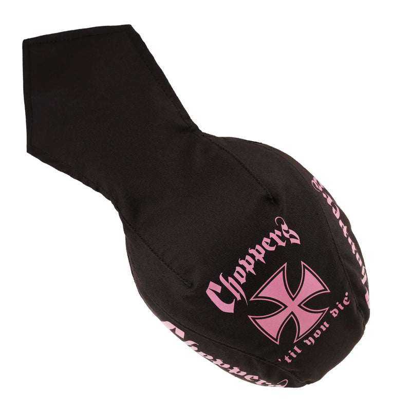 Durag Cap Textile Biker Headwrap with Adjustable Tie Straps