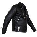 Bike Riding Jackets with Crossed Padded Biker Style