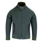 Bomber Jacket for Men Waxed Cotton Motorcycle Jacket