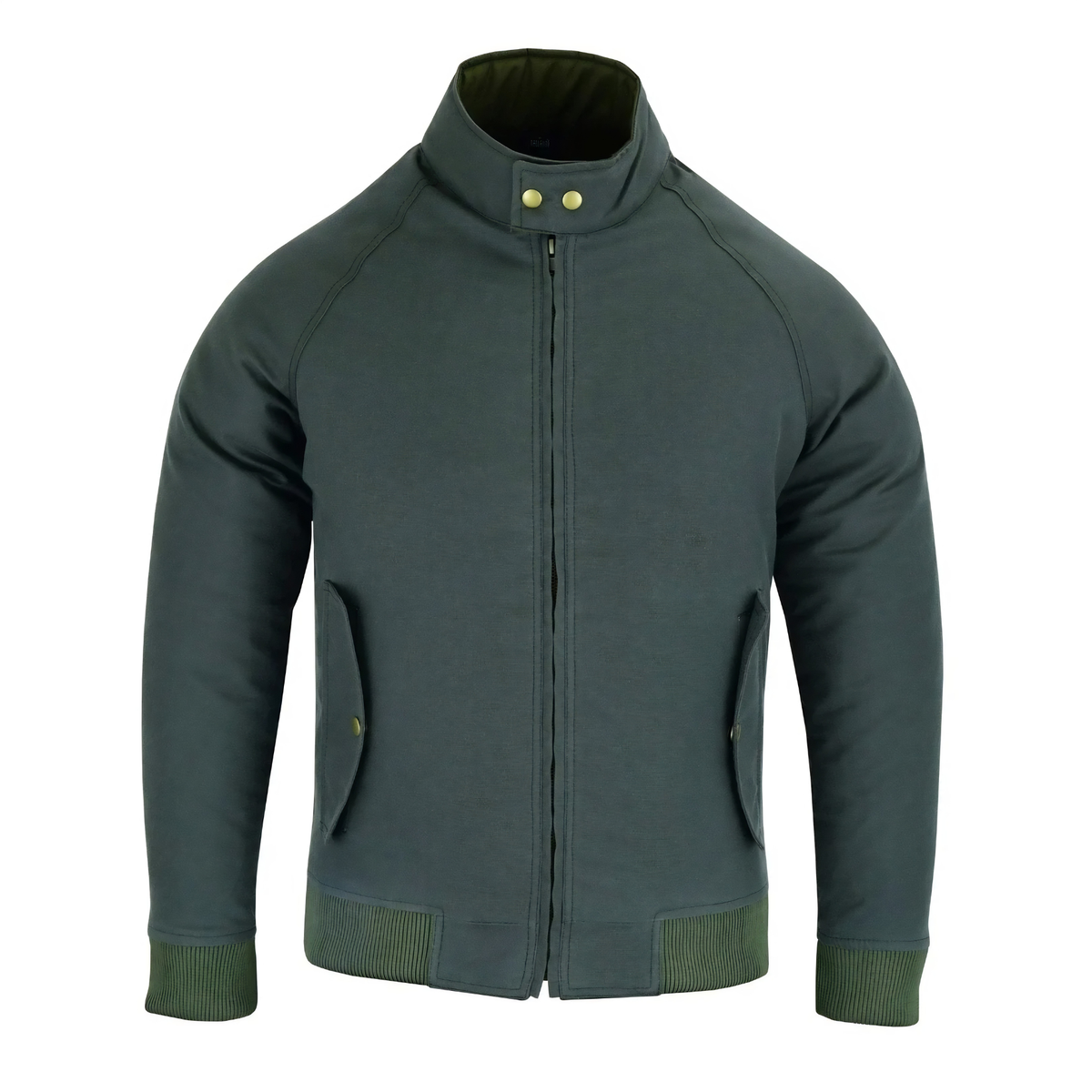 Bomber Jacket for Men Waxed Cotton Motorcycle Jacket