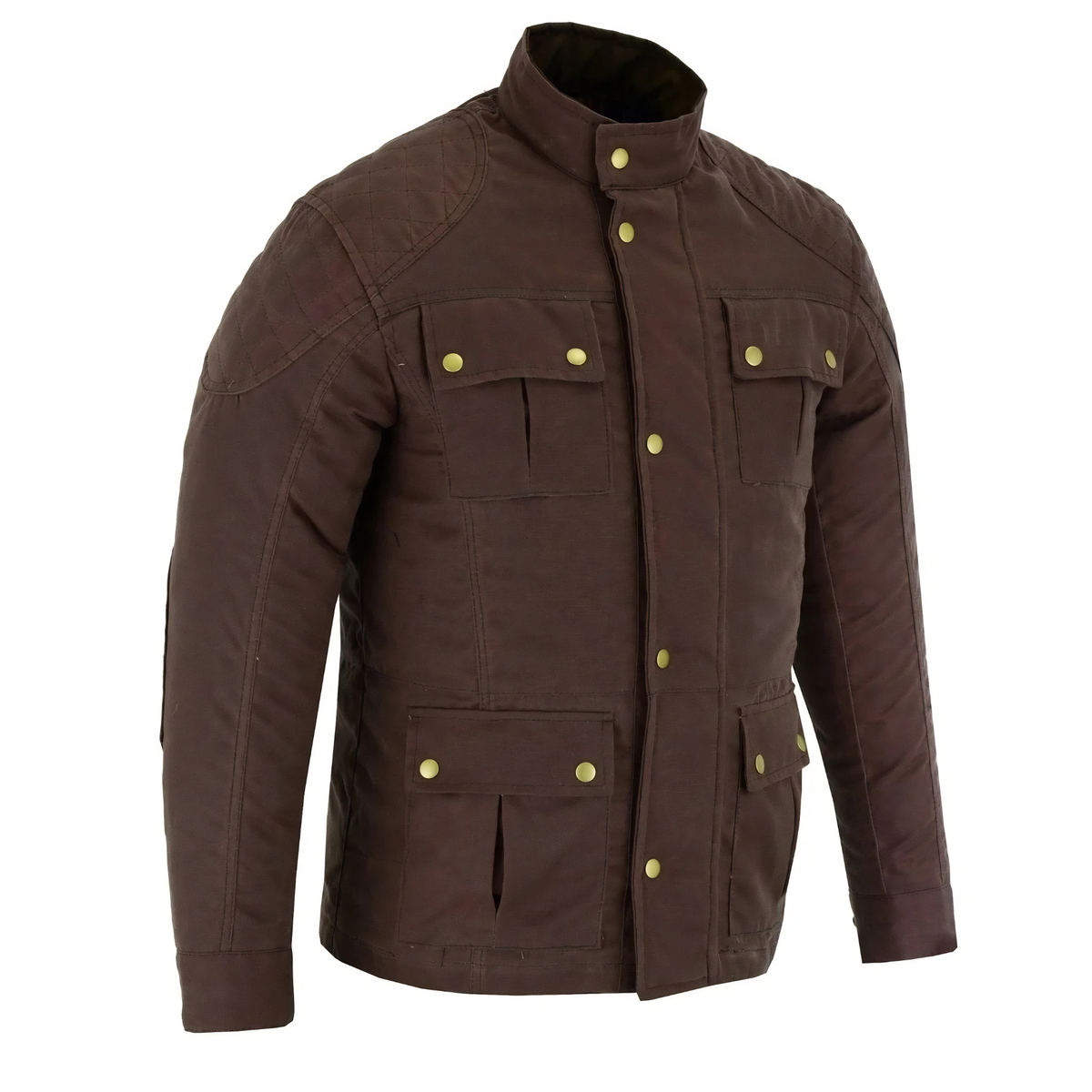Wax Cotton Jackets Men's Long Motorcycle Outdoor Jacket