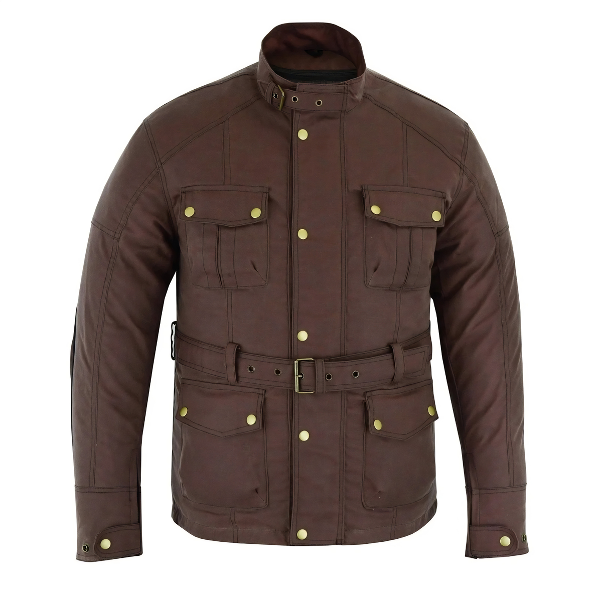 Wax Cotton Coat Waterproof Motorcycle Touring Jacket for Men
