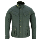 Wax Cotton Coat Men – Vintage Waterproof Motorcycle Biker Jacket