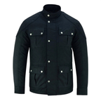 Wax Cotton Jackets Men's Long Motorcycle Outdoor Jacket