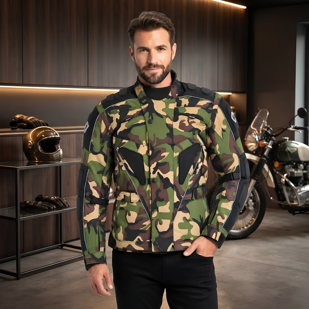 Textile Jacket – 600D Cordura Waterproof Motorcycle Riding Gear