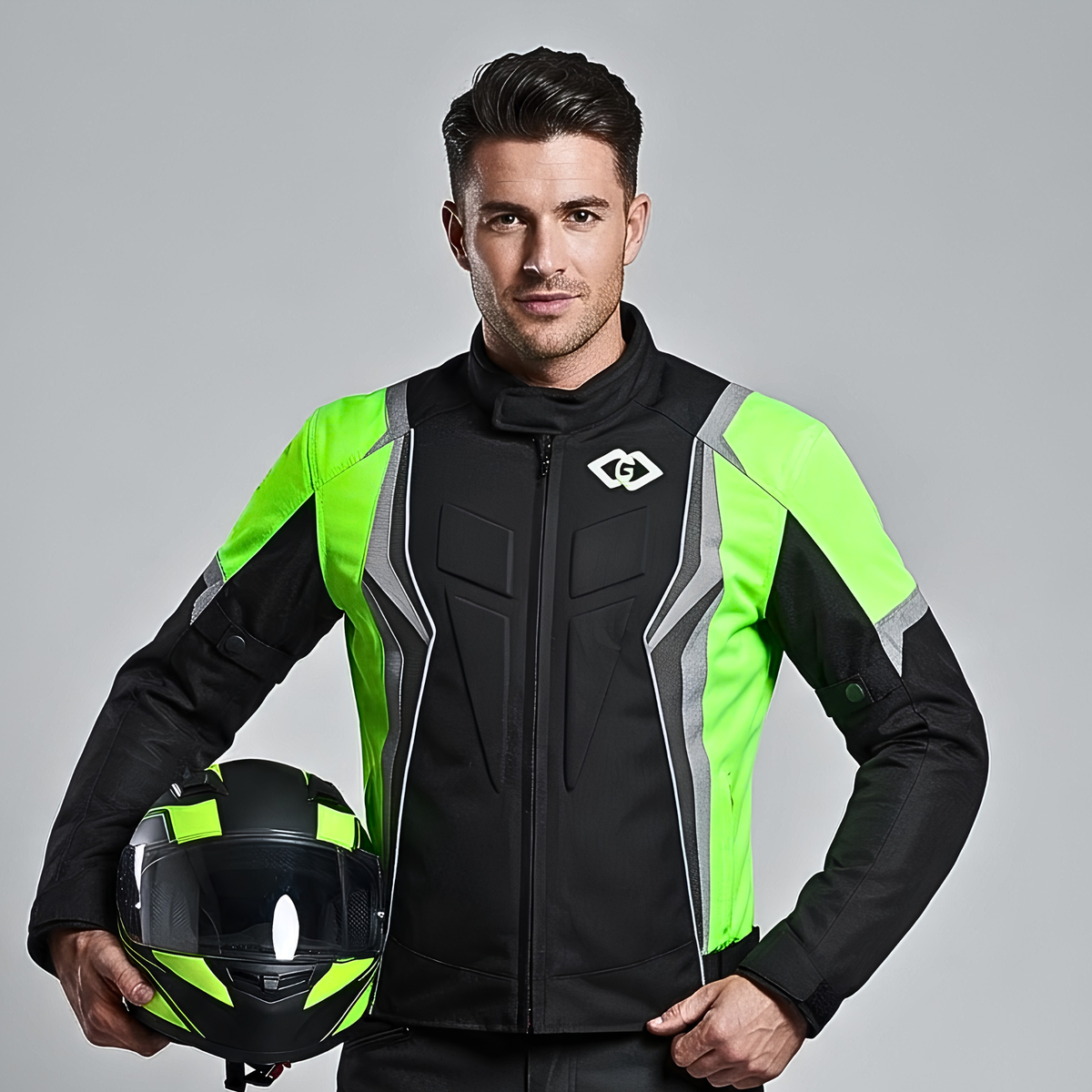Textile Motorbike Jacket – Durable Waterproof Protective Riding Wear