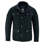 Wax Cotton Jackets Men's Long Motorcycle Outdoor Jacket