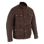 Wax Cotton Coat Waterproof Motorcycle Touring Jacket for Men