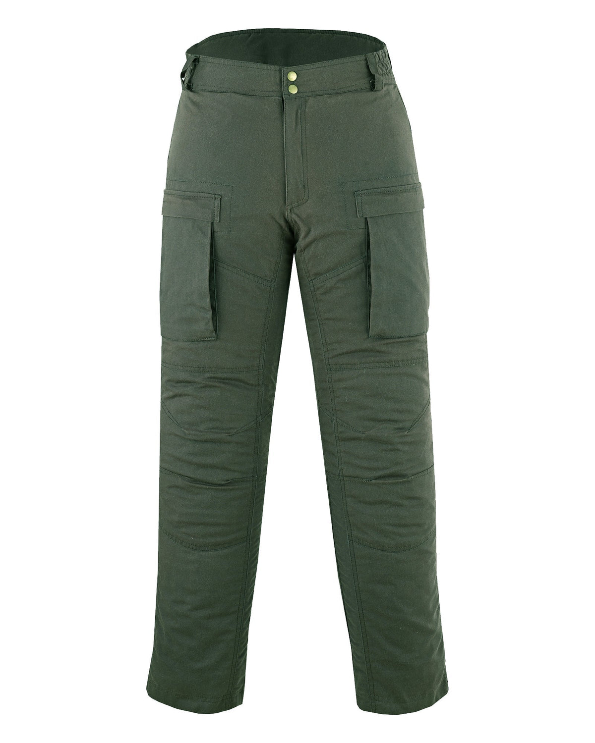 Wax Cotton Pants for Men with Water Resistant Motorcycle Protection