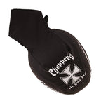 Durag Cap Textile Biker Headwrap with Adjustable Tie Straps