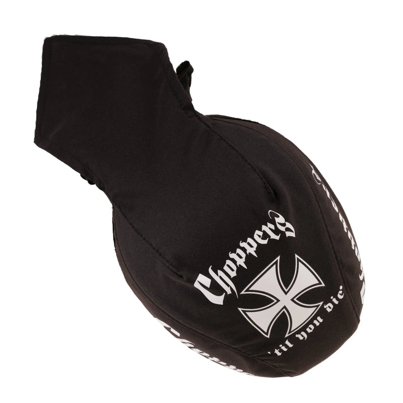 Durag Cap Textile Biker Headwrap with Adjustable Tie Straps