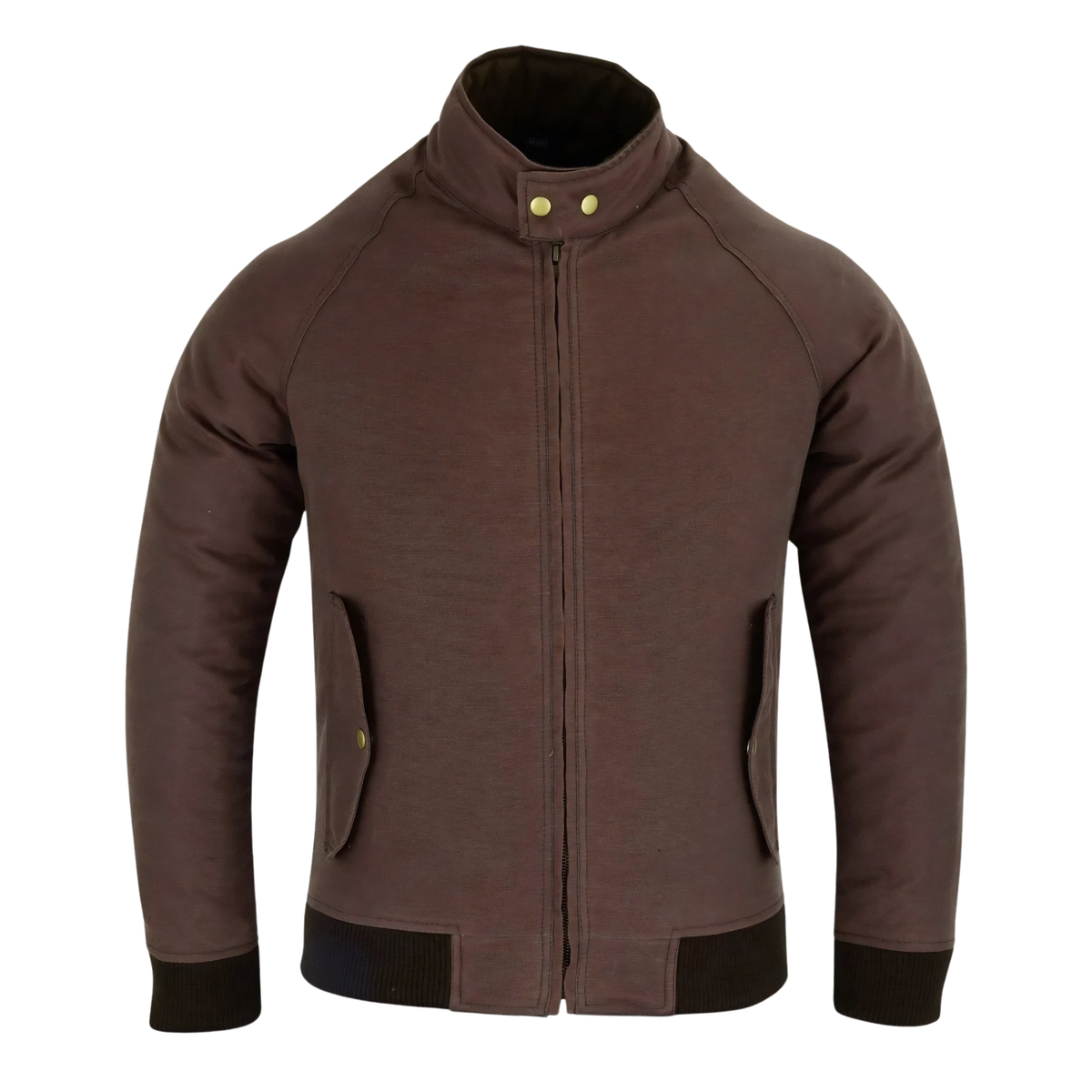 Bomber Jacket for Men Waxed Cotton Motorcycle Jacket