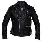 Bike Riding Jackets with Crossed Padded Biker Style