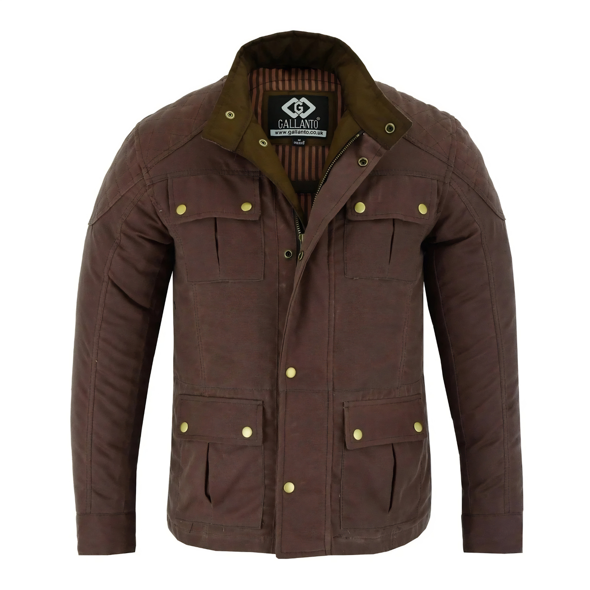 Wax Cotton Jackets Men's Long Motorcycle Outdoor Jacket