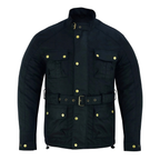 Wax Cotton Coat Waterproof Motorcycle Touring Jacket for Men