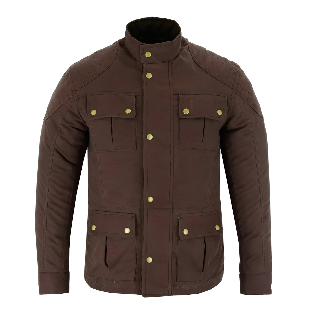 Wax Cotton Jackets Men's Long Motorcycle Outdoor Jacket