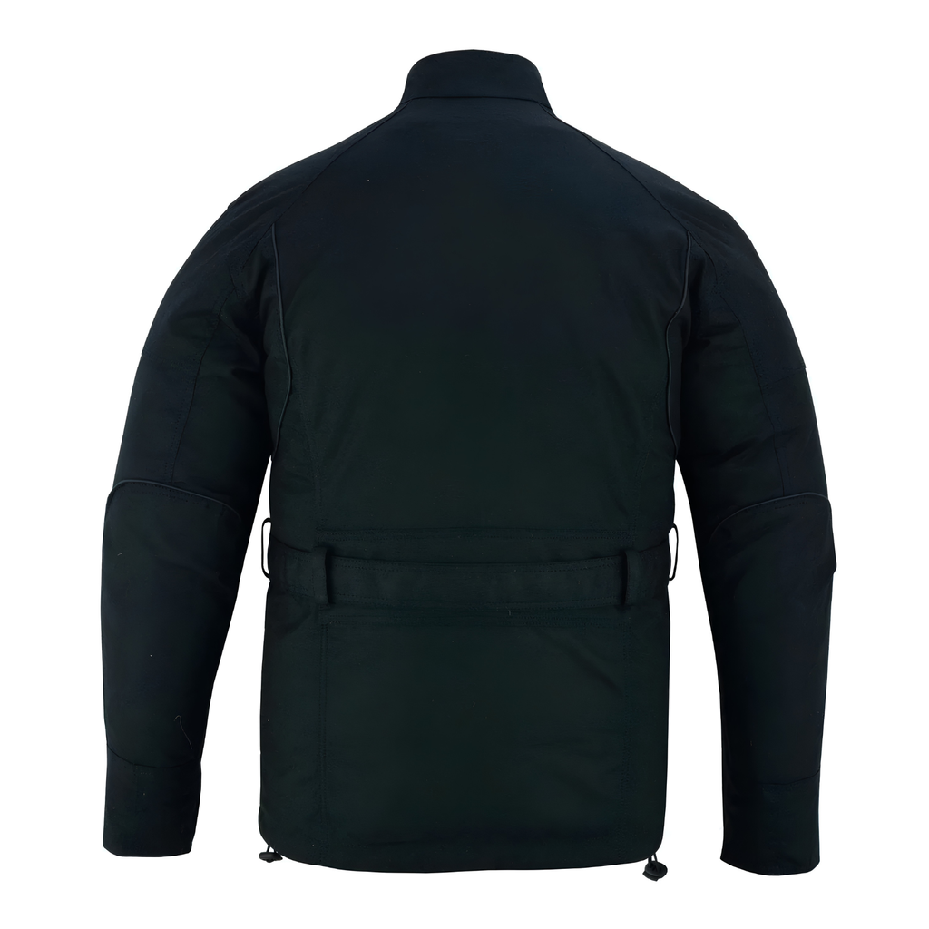 Wax Cotton Coat Waterproof Motorcycle Touring Jacket for Men