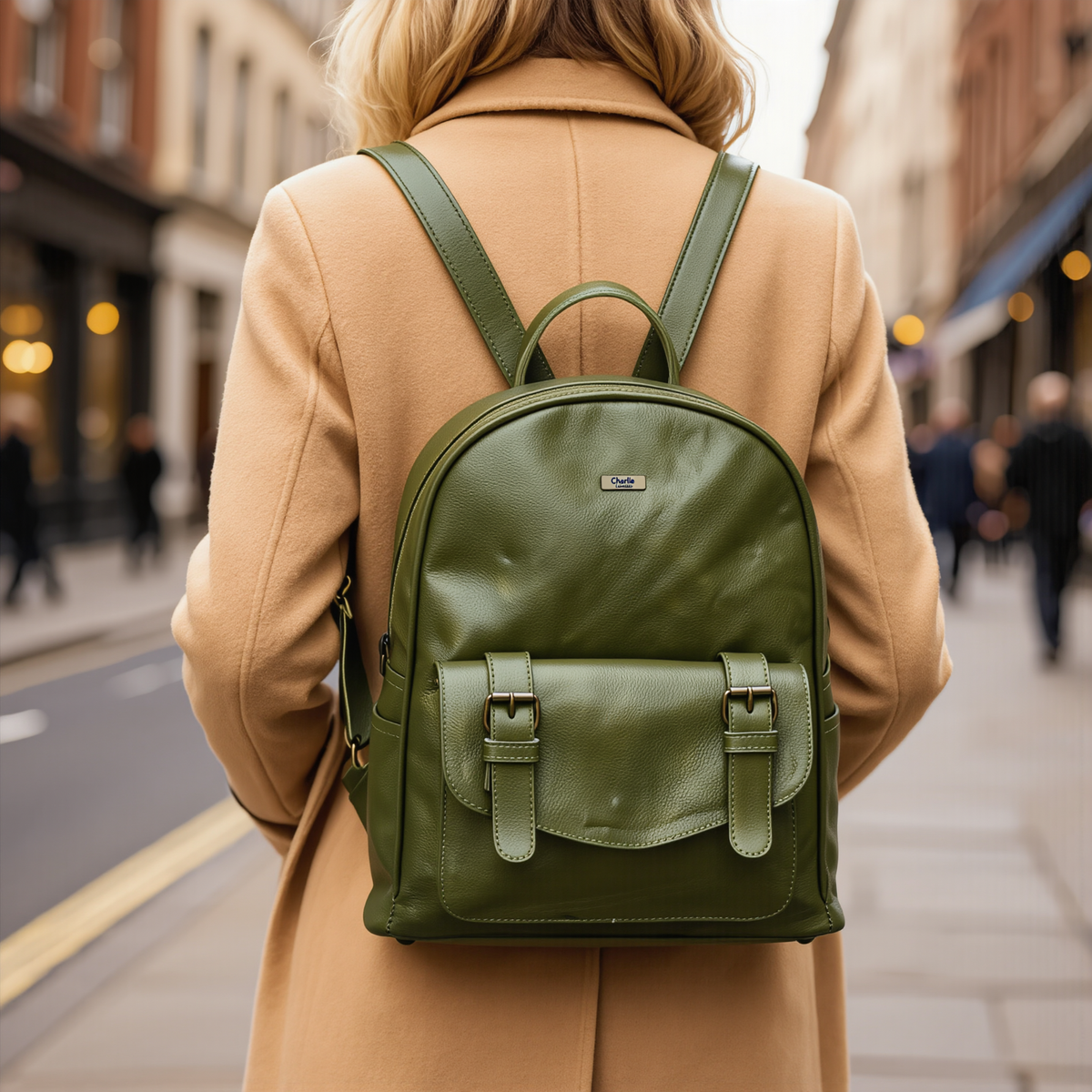 Backpacks for Women Genuine Leather Work and Travel Bag
