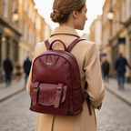 Backpacks for Women Genuine Leather Work and Travel Bag