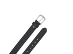 Male Leather Belt with Coordinated Brass Hardware