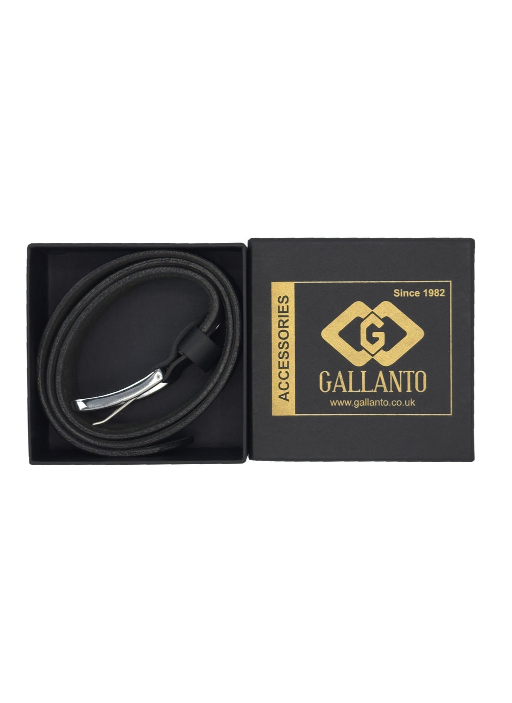 Male Leather Belt with Coordinated Brass Hardware