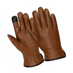 Leather Gloves Lined with Cashmere for Classic Everyday Style