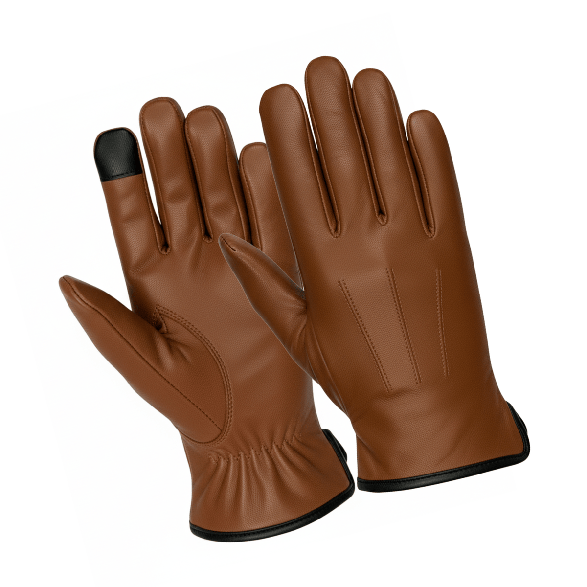 Leather Gloves Lined with Cashmere for Classic Everyday Style