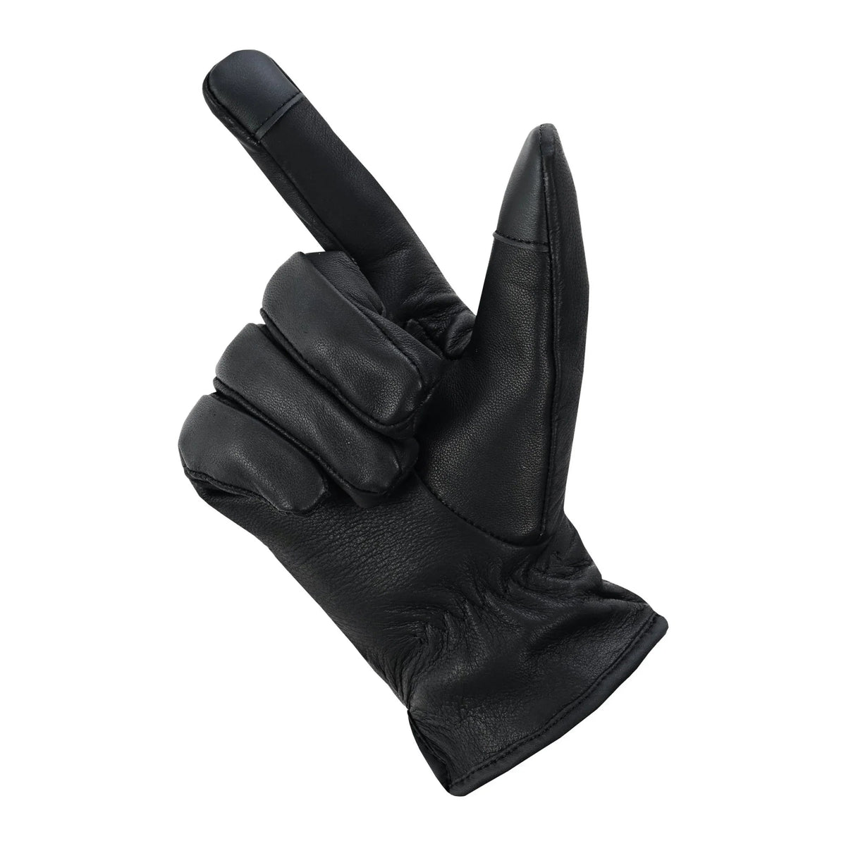 Leather Gloves Lined with Cashmere for Classic Everyday Style