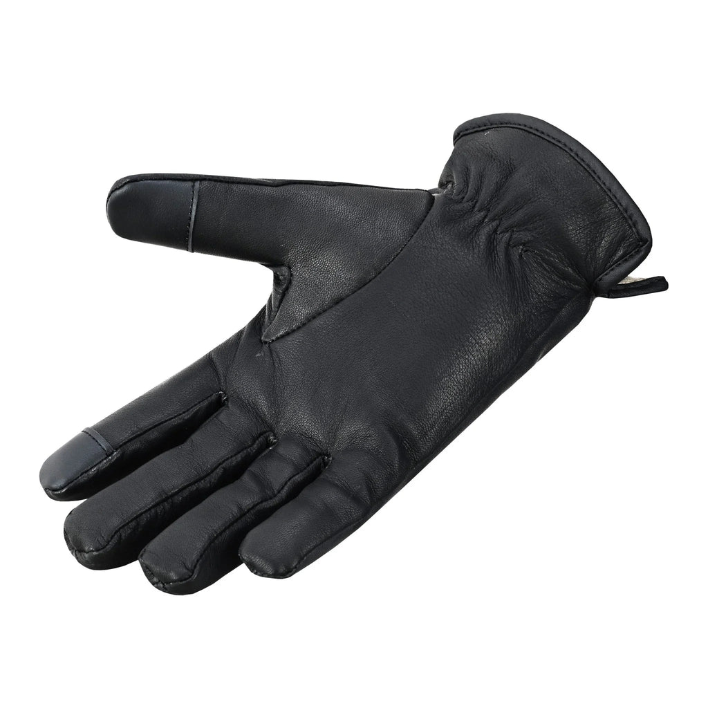 Leather Gloves Lined with Cashmere for Classic Everyday Style