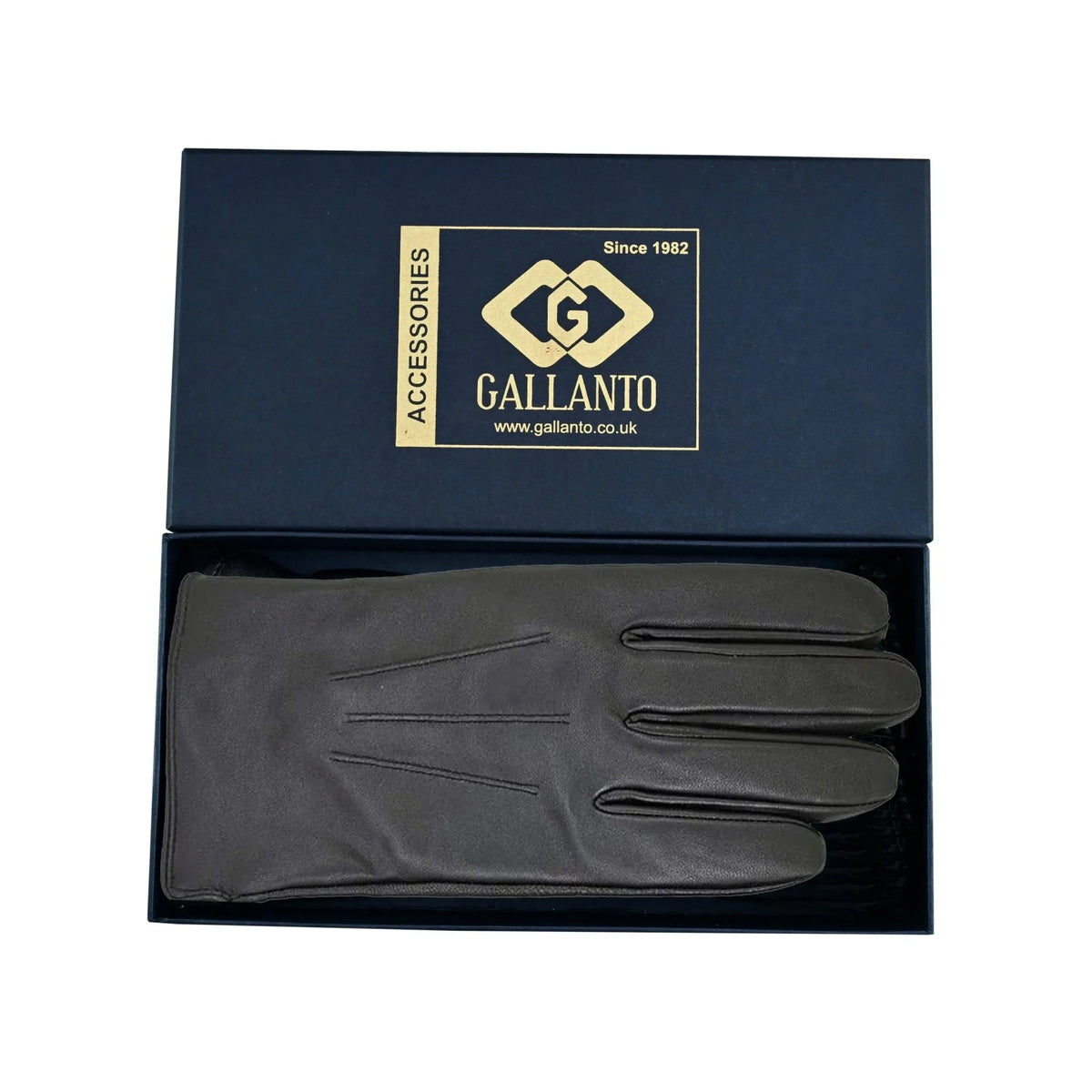 Leather Gloves Lined with Cashmere for Classic Everyday Style
