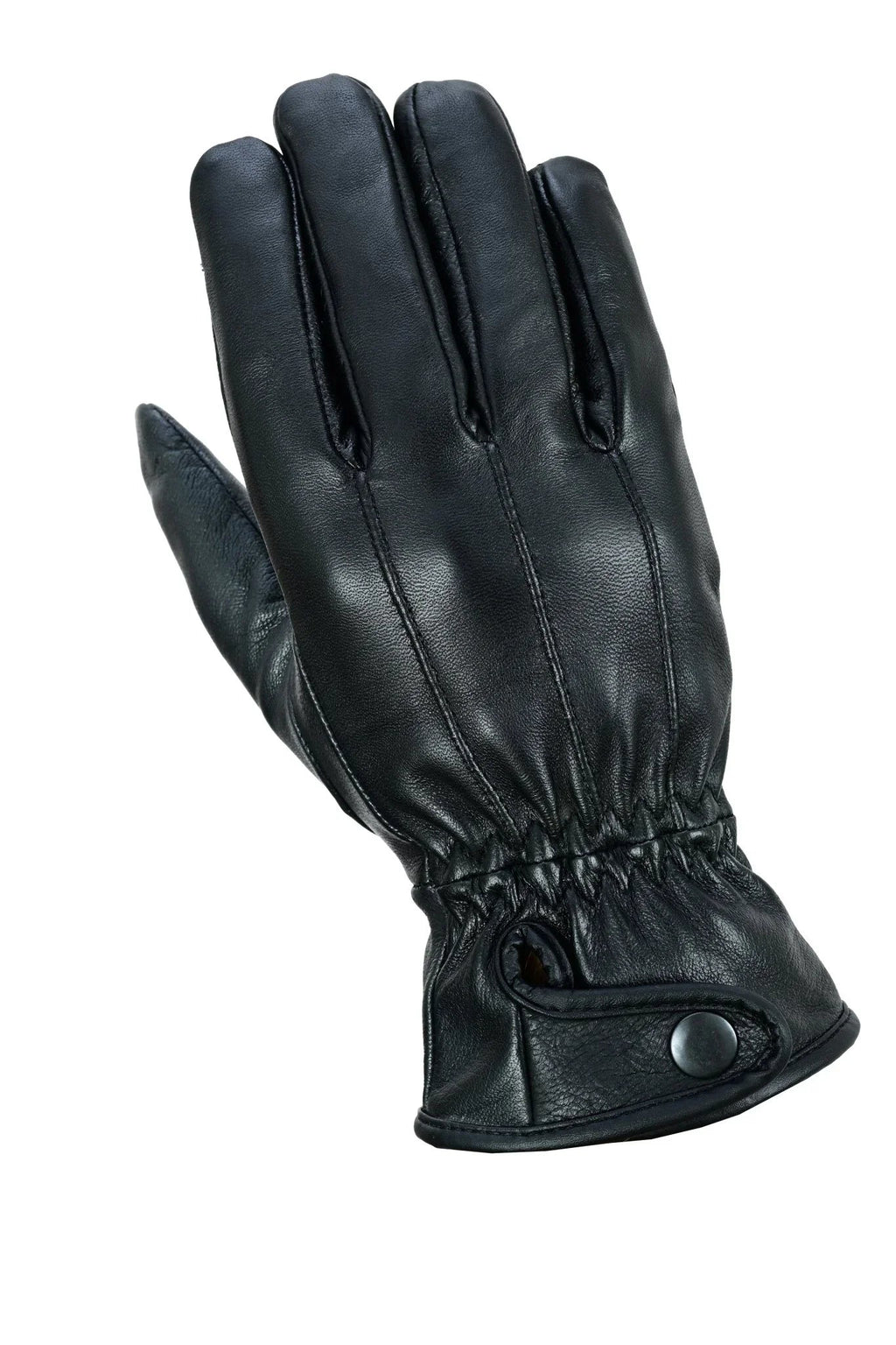 Leather Gloves Fashion Style with Fleece and Touchscreen Design