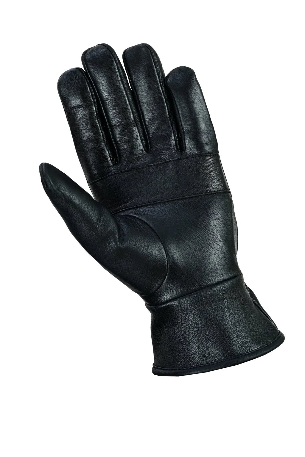 Leather Gloves Fashion Style with Fleece and Touchscreen Design