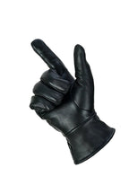 Leather Gloves Fashion Style with Fleece and Touchscreen Design