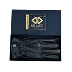 Leather Gloves Fashion Style with Fleece and Touchscreen Design