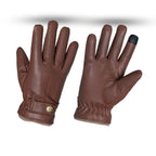 Vintage Fashion Gloves with Warm Fleece and Cashmere Cuff Trim