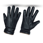 Vintage Fashion Gloves with Warm Fleece and Cashmere Cuff Trim