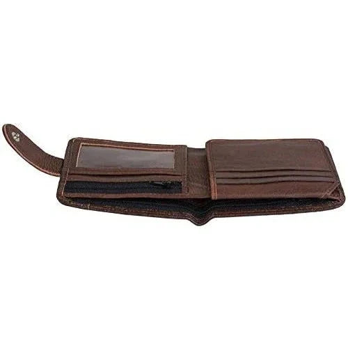 Mens Wallet with RFID Blocking and Trifold Design
