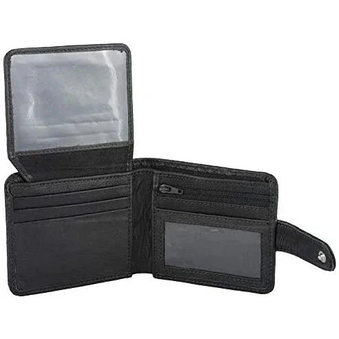 Mens Wallet with RFID Blocking and Trifold Design