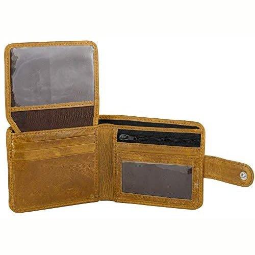 Mens Wallet with RFID Blocking and Trifold Design