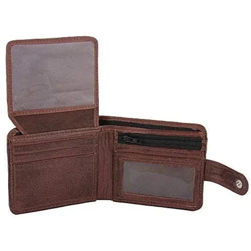 Mens Wallet with RFID Blocking and Trifold Design