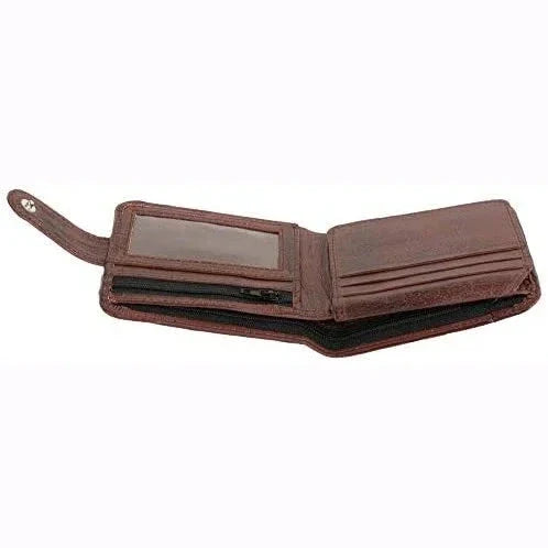 Mens Wallet with RFID Blocking and Trifold Design